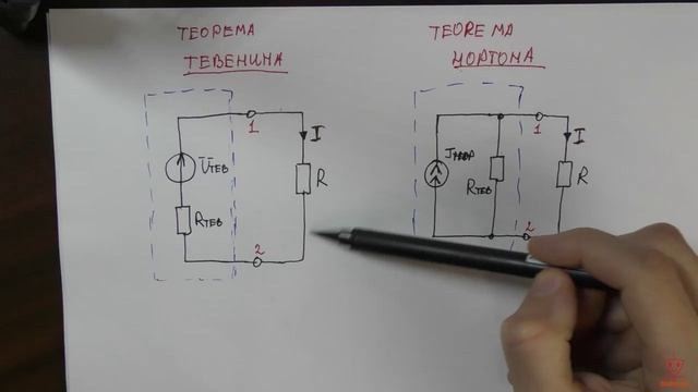 Урок 41. Метод эквивалентного генератора. Часть 3. Теорема Тевенина. Теорема Нортона.