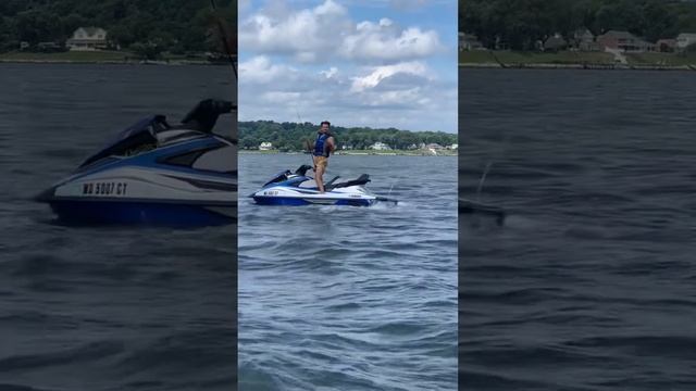 Nothing like Rock fishing from a wave runner!!