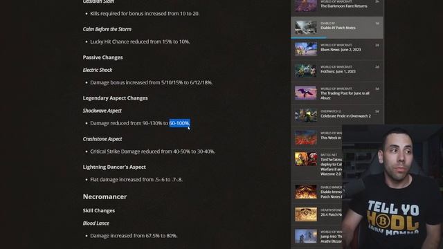 DIABLO 4 Major Patch Update - Barbarian And Rogue Nerf | Major Changes