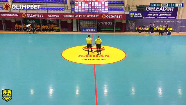 ЗИМНЕЕ ПЕРВЕНСТВО AFL 2024 I лига. OMA.KZ 5:4 Федерация Профсоюзов