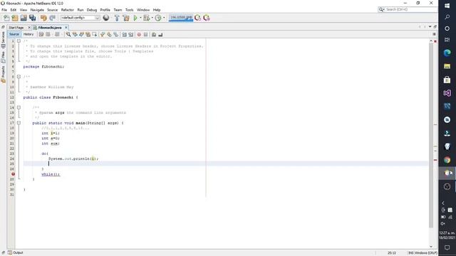 6. CURSO DE PROGRAMACION || JAVA || SUSECION DE FIBONACCI