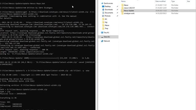 Sonatype Nexus Repository Manager Update to Last Version.