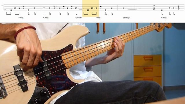 King Gizzard and The Lizard Wizard - Rolling Stoned (Bass Cover with Tabs & Chords)
