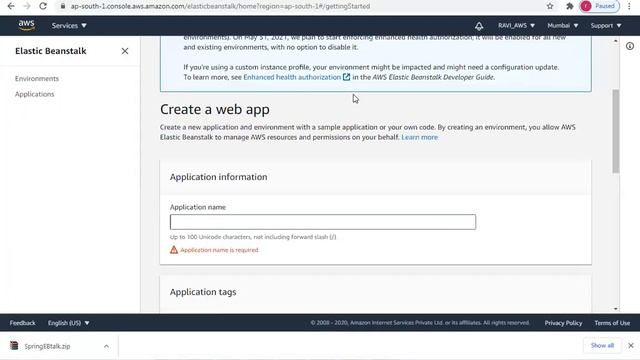 AWS-Spring Boot | Deploy Spring Boot Applications to AWS Elastic Beanstalk