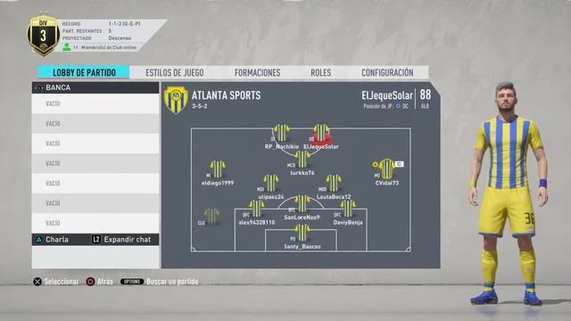 Superliga EFA Fechas 13 y 14 Atlanta Sports #FIFA20