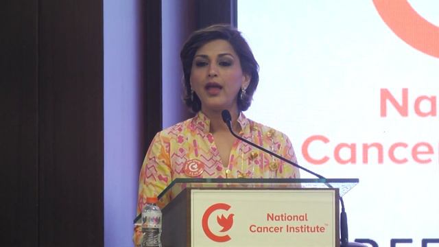 Ms Sonali Bendre shares her battle story at National Cancer Institute