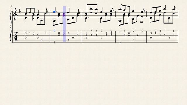 Flower Song - Wm C. Stahl (1869 - 1940) - Tablature