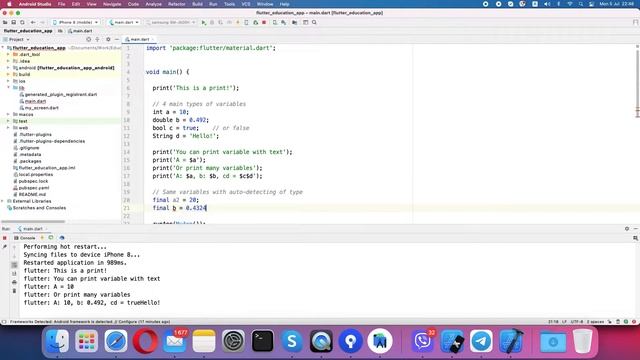 Dart | Variables and print