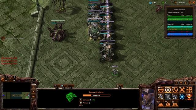 SC2 Arcade Ep.123 Nexus Wars One Lane (Terran)