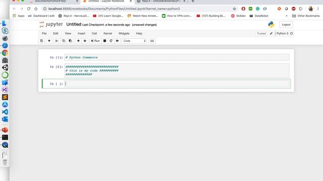 Python Comments  Section 2 Class 3   Data Science  Learn in 15 Minutes