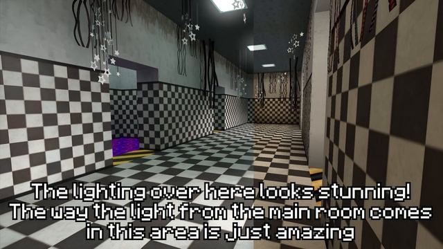 FNAF 1 Map but RTX is ON (Minecraft) [Map by Johnathan]
