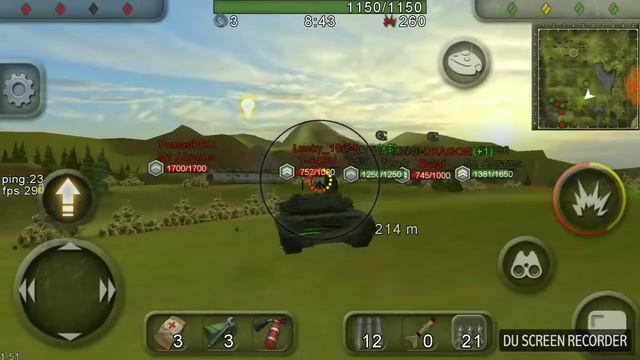 Wild tanks online T-80 - 3 обычных боя