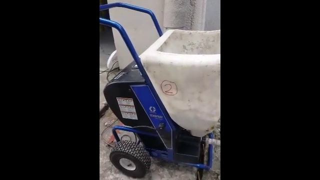 Phun Sơn Giả đá, Tạo Gai Sần Graco RTX 1500. Hotline Mr Hùng Lê Bình 0936.090657