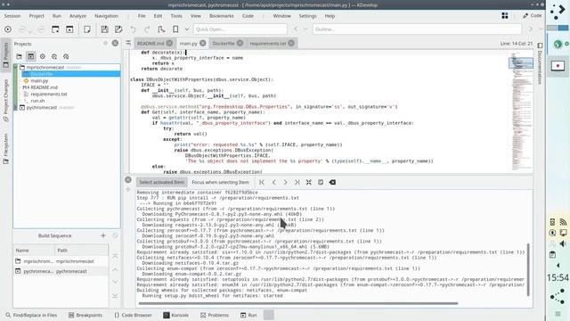 KDevelop Docker integration - Proof of Concept