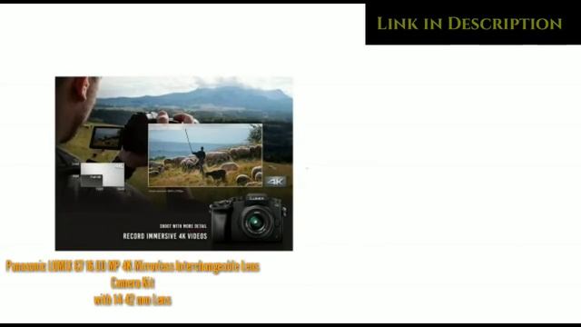 Panasonic LUMIX G7 16.00 MP 4K Mirrorless Interchangeable Lens Camera