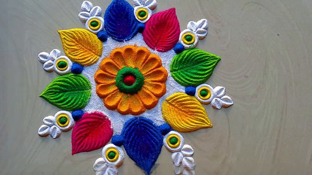 #1450 New special rangoli design    sankranthi muggulu   sand art