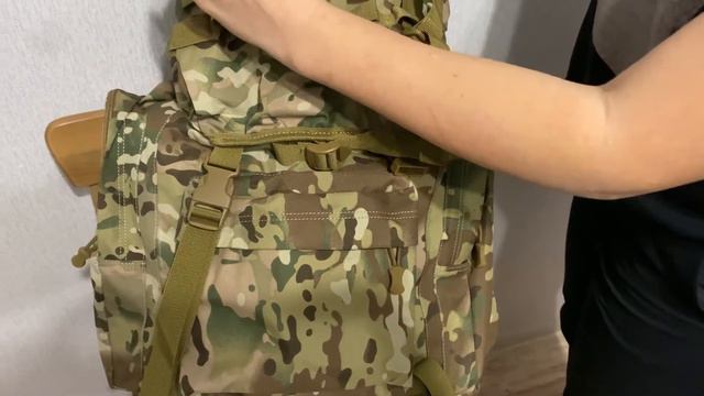 Рюкзак тактический 70 л / Армейский рюкзак/ Рюкзак для похода/ обзор