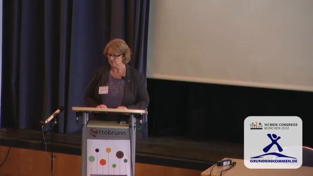 Monika Modrow-Lange: Opening of 14th Congress of the Basic Income Earth Network (BIEN2012)