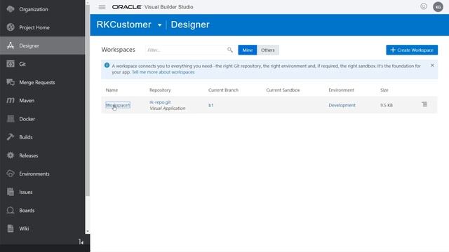 Visual Builder Studio: Build Your First Web or Mobile App