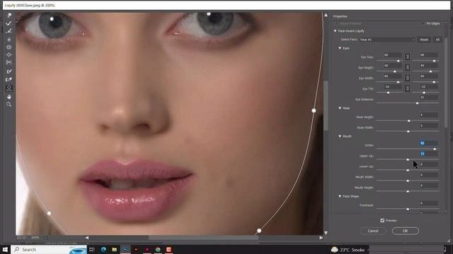 Face Liquify Tool in Photoshop - Step by Step Photoshop Tutorial