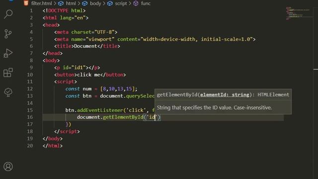 Filter Method in Array || EXCELLENT CODE WITH AJ
