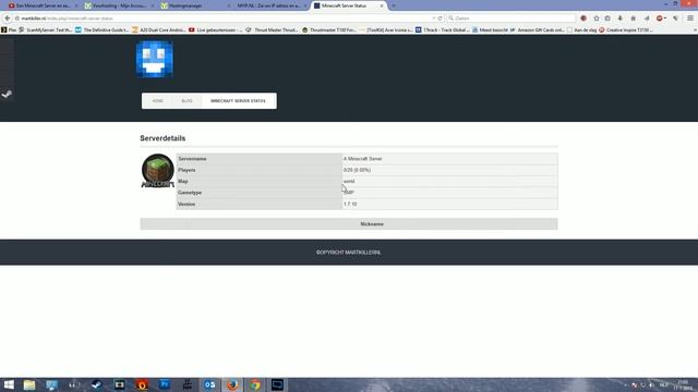 Tutorial #3: Minecraft Server een Domeinnaam Geven