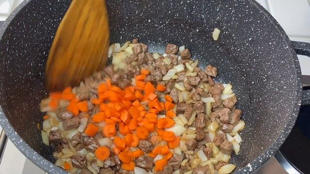 Uzbek Delicious Soup Moshhorda (Mung Beens)