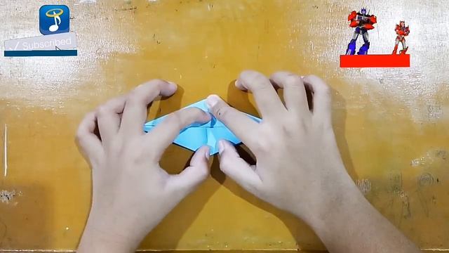 How To Fold ORIGAMI TRANSFORMER 2 Cara Membuat ROBOT kertas seri 2 by Nizar Boy