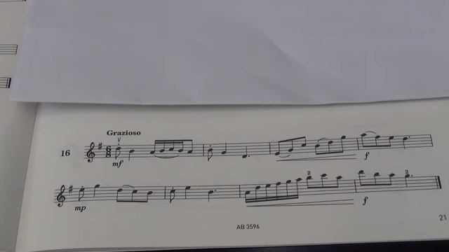 Violin Grade 4 Sight Reading No 16 Grazioso