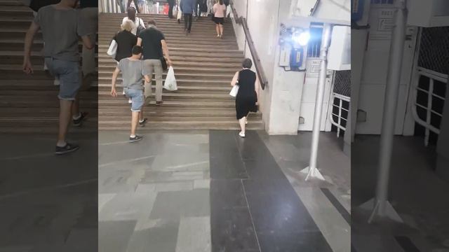 метро Бабушкинская выход к парку Москва 6 августа 2018 г.