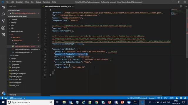 Web Part Project Structure in SharePoint Framework (SPFx)
