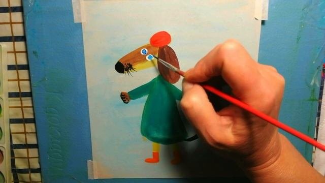 Как нарисовать сказочную собаку