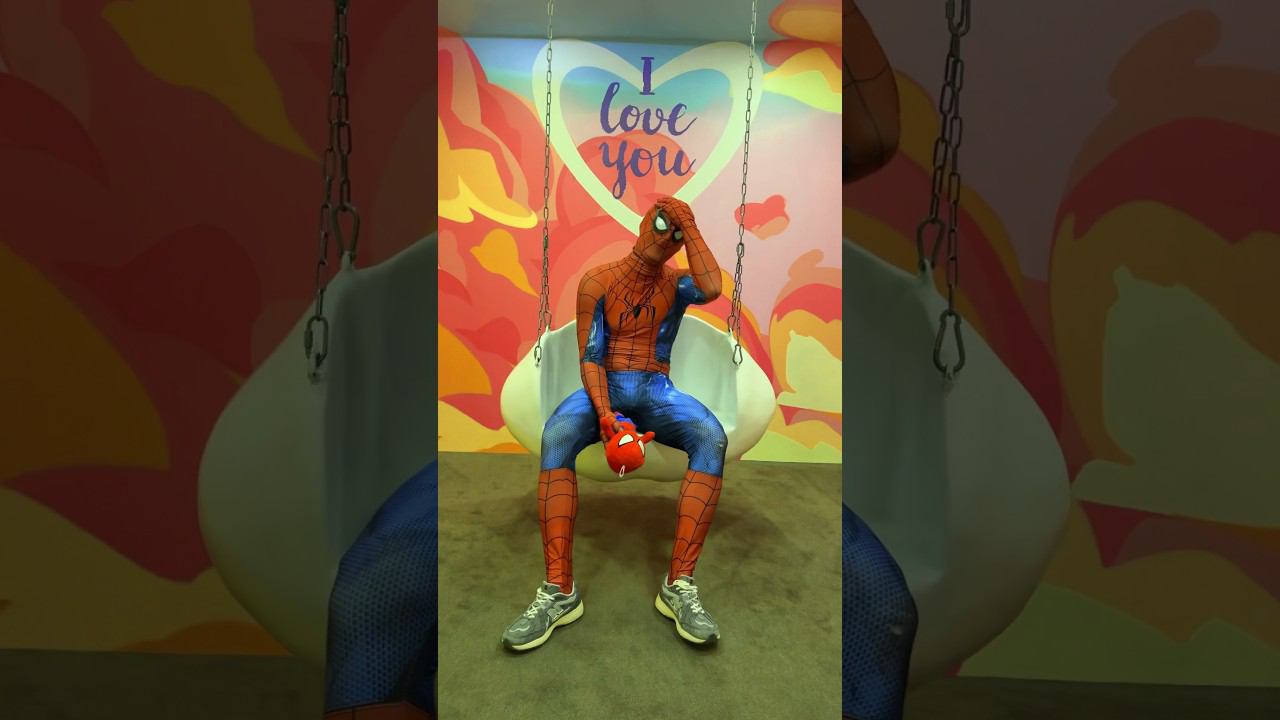 Spiderman is sad♥️#shorts