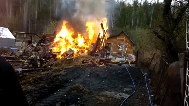 Поджог дома...ужасы стройки