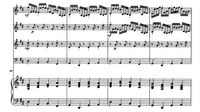 Canon in D Major (Sheet music + Audio) - Johann Pachelbel