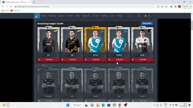 IEM Rio 2023 HLTV Fantasy!