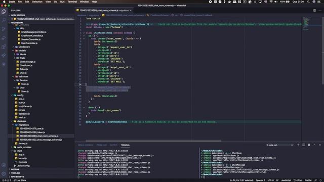 Aula Criando cadastros e Autenticação com AdonisJS