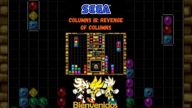 Columns III Revenge of Columns | Sega Mega Drive (genesis). #Shorts