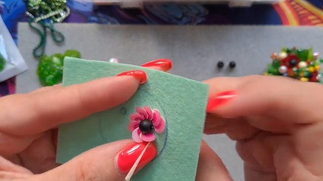Брошь Букет ПИОНОВ Часть 1/How to embroider a beaded brooch BOUQUET PIONS?