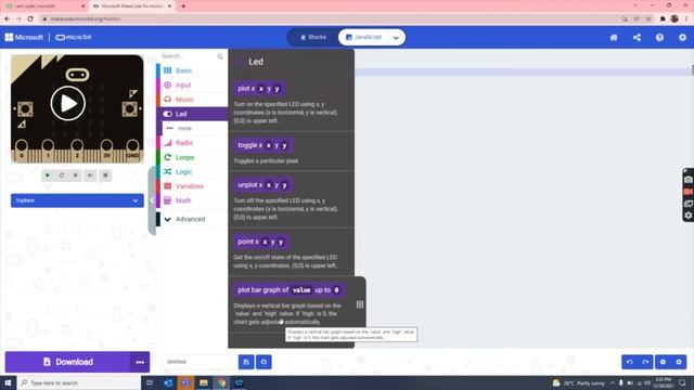Micro Bit Java Script