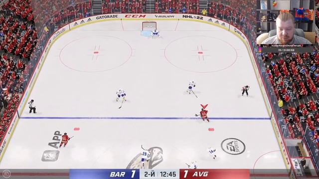 NHL 22 КАРЬЕРА ЗА АВАНГАРД!! КХЛ В NHL!! ПОИГРАЕМ?