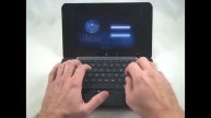 Google Chromium OS (Hexxeh "Flow" Build) running on HP 1116 Netbook