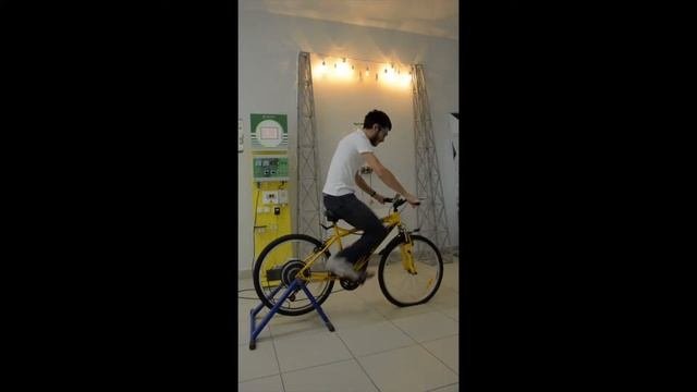 Велогенератор - прикол