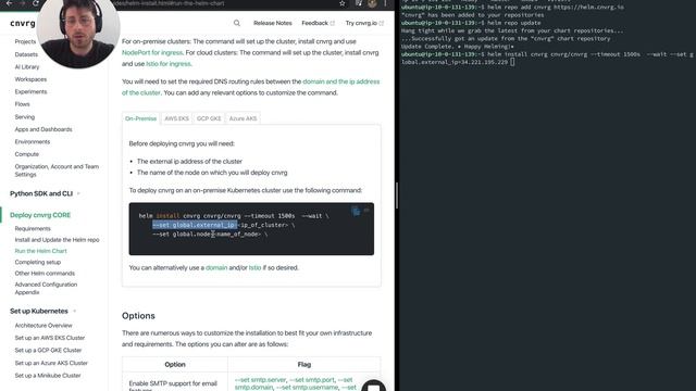 How to install cnvrg.io CORE