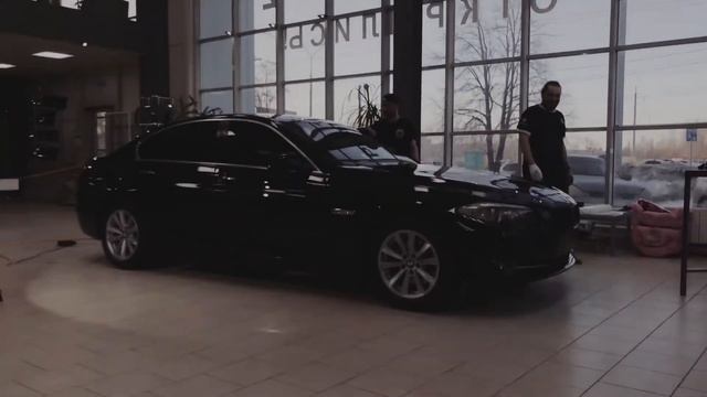 полировка и нанесение керамического покрытия на BMW F10