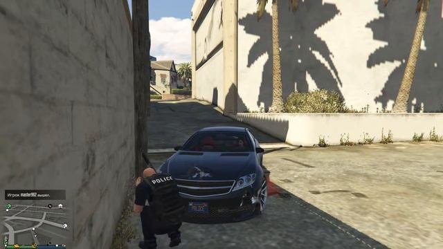 GTA 5 - Испуганный коп