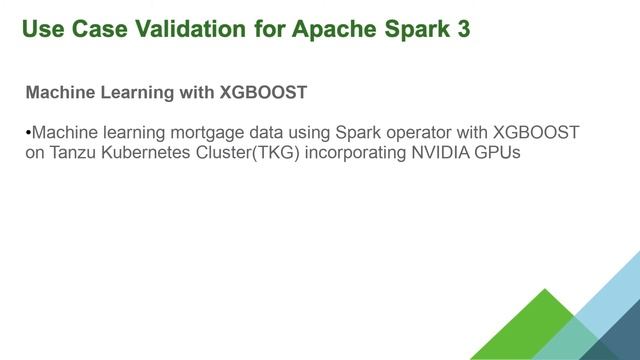 Accelerated Apache Spark 3 on VMware Tanzu for XGBOOST