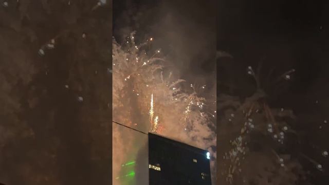 New Year in Australia,the city of Melbourne.Новый год в Австралии город Мельбурн.