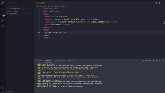 AWS Amplify Hands on CI/CD Multiple Environments P1 | Create Github & Init Amplify