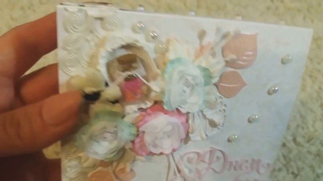 Свадебный конверт и коробочка для денежного подарка